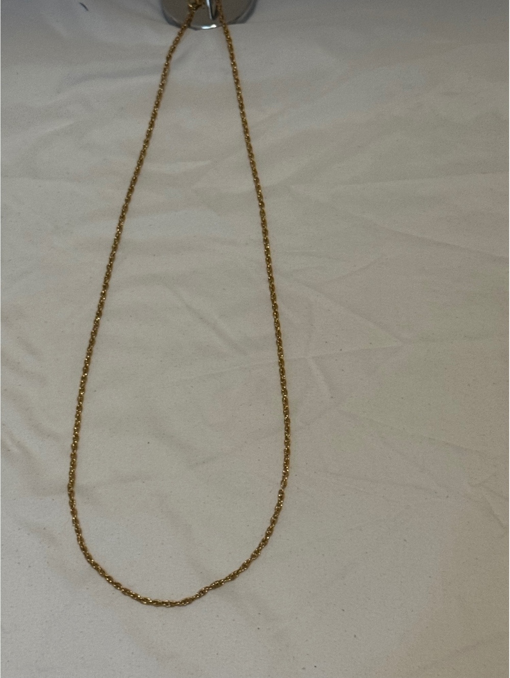 Vintage Avon Gold-Tone Rope Chain Necklace